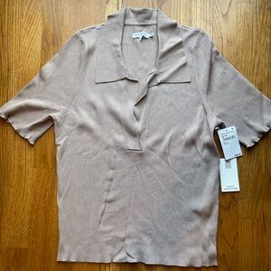 Good American Short Sleeve Sweater Top